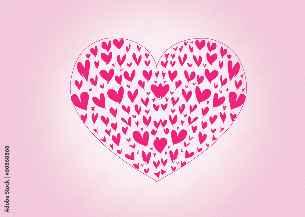 Heart for Valentines Day idea design