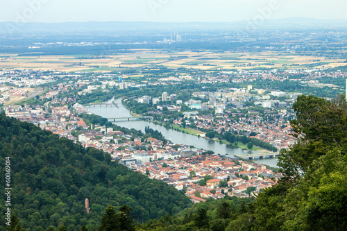 Aerial view of Heidelberg