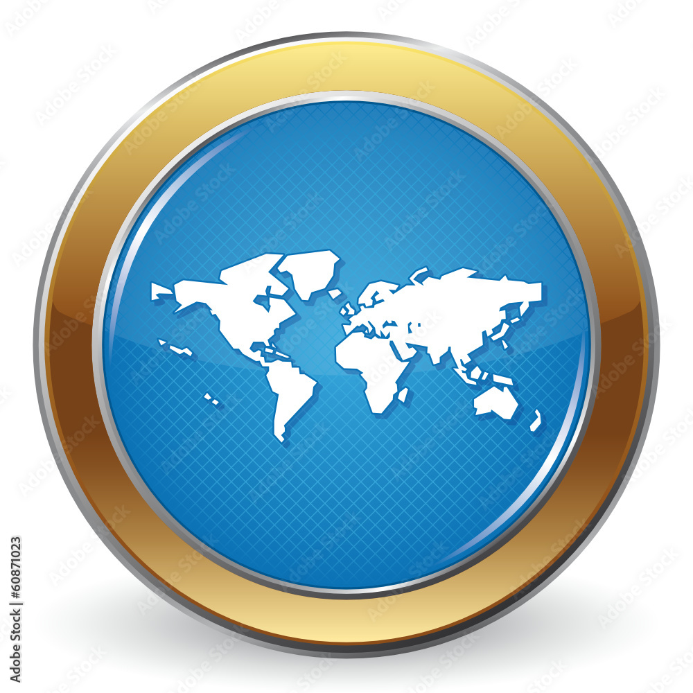 WORLD MAP ICON WORLD MAP ICON