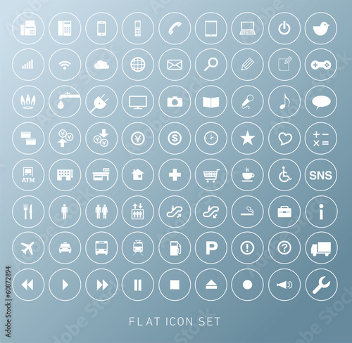 フラットデザインアイコン