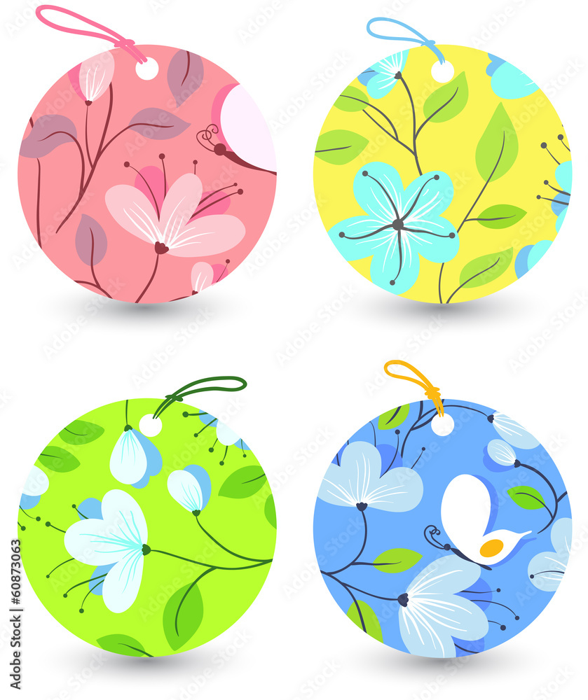 Spring labels Spring labels