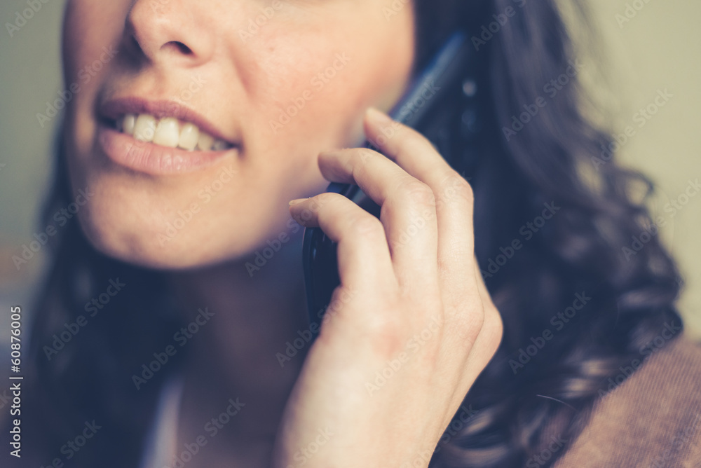 beautiful woman on cellphone calling beautiful woman on cellphone calling
