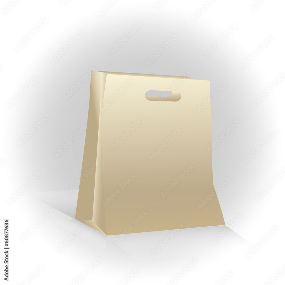 Package made of paper for a pleasant shopping Package made of paper for a pleasant shopping