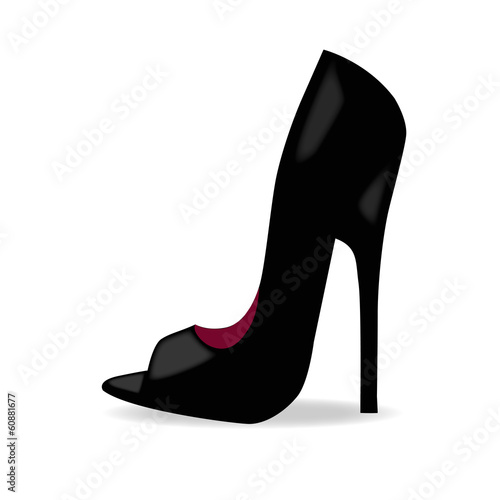 woman high heel shoe