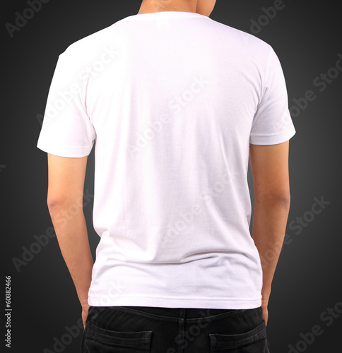 White t-shirt template