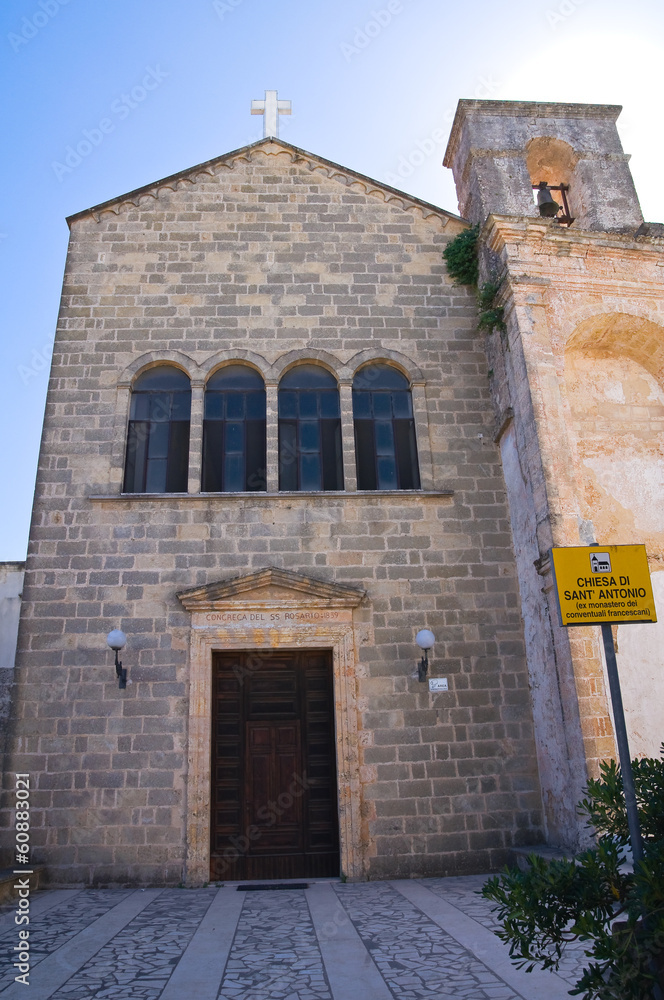 Church of St. Antonio. Alessano. Puglia. Italy.
