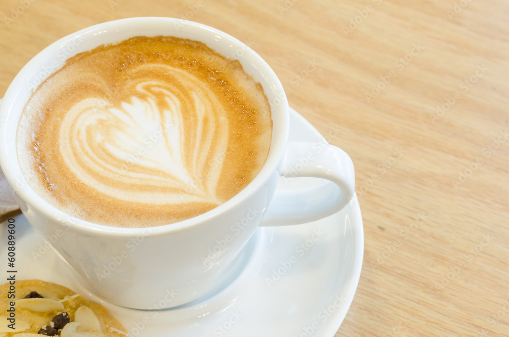 Cup of coffee latte Cup of coffee latte