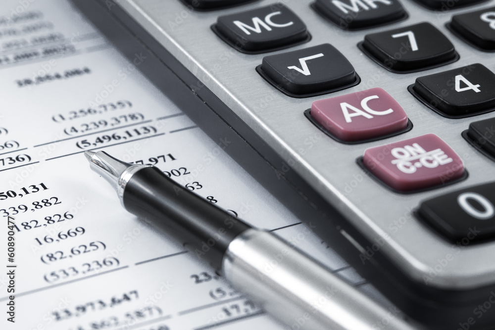 Showing business and financial report Showing business and financial report