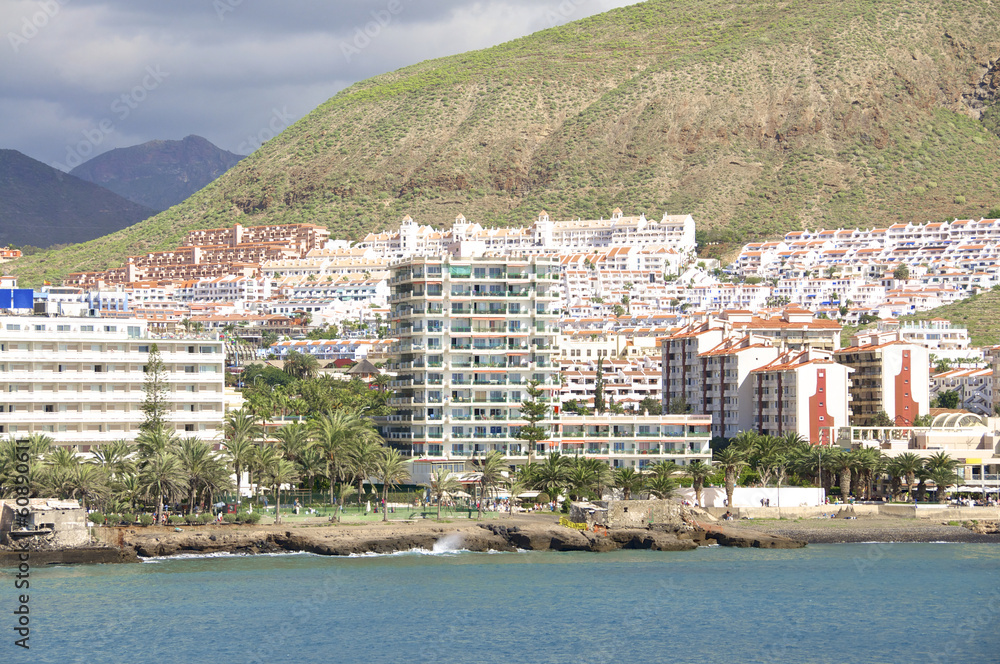 Los Cristianos ist eine Touristenhochburg auf Teneriffa