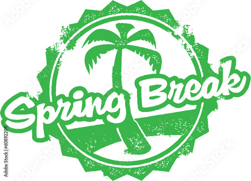 Spring Break Travel Stamp