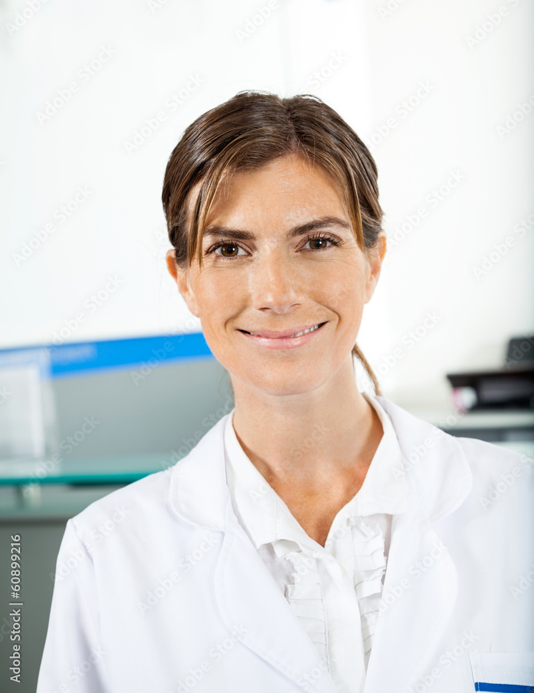 Fototapeta premium Smiling Female Researcher