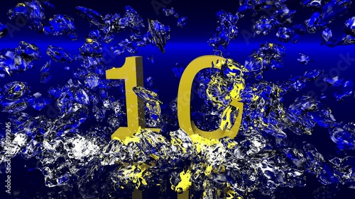 Zehnjähriges Jubiläum (3d Rendered Artwork)