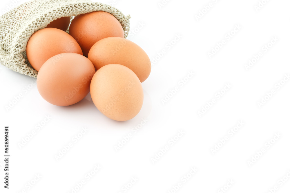eggs isolated on white background eggs isolated on white background