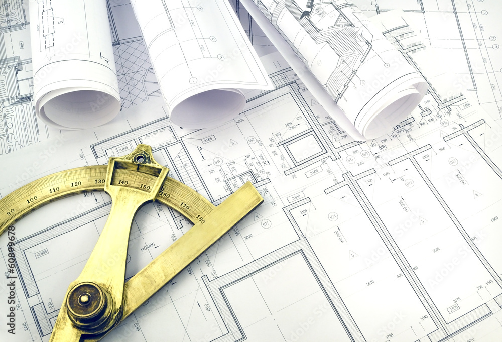 Image of several drawings of the project and instruments Image of several drawings of the project and instruments