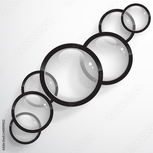 Vector circles background, lens and photography