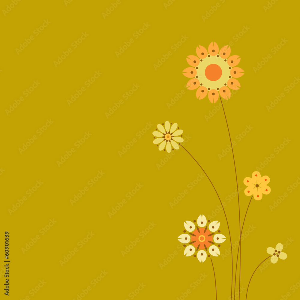 Naklejka premium floral-design