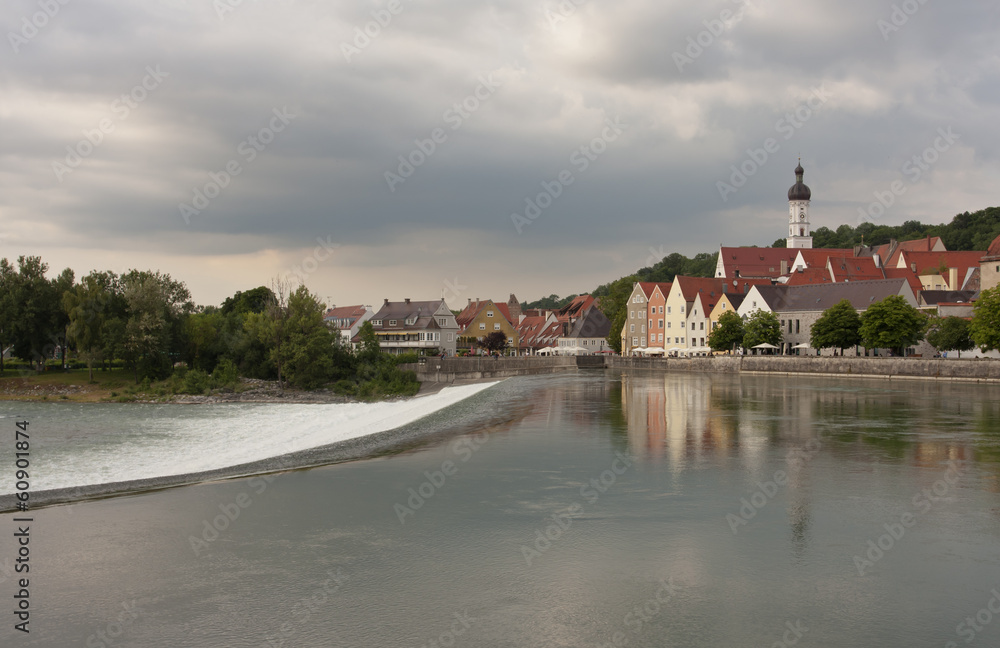 Obraz premium Romantic road - Landsberg am Lech
