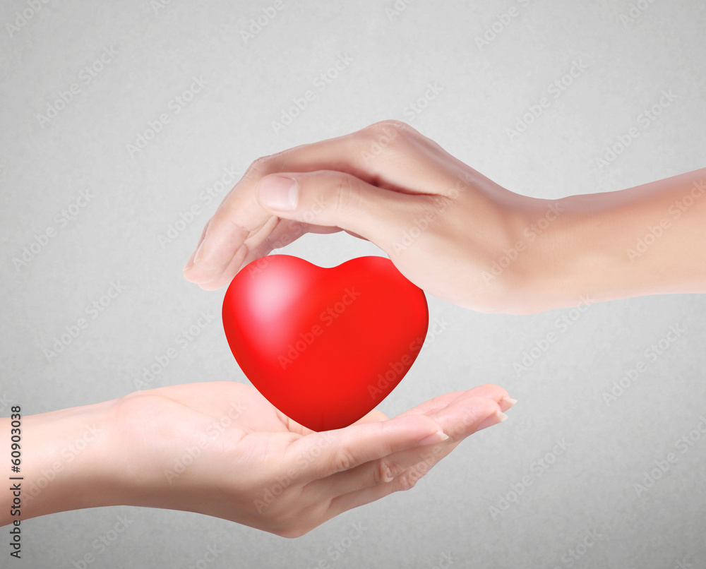 Obraz premium Heart in the hands