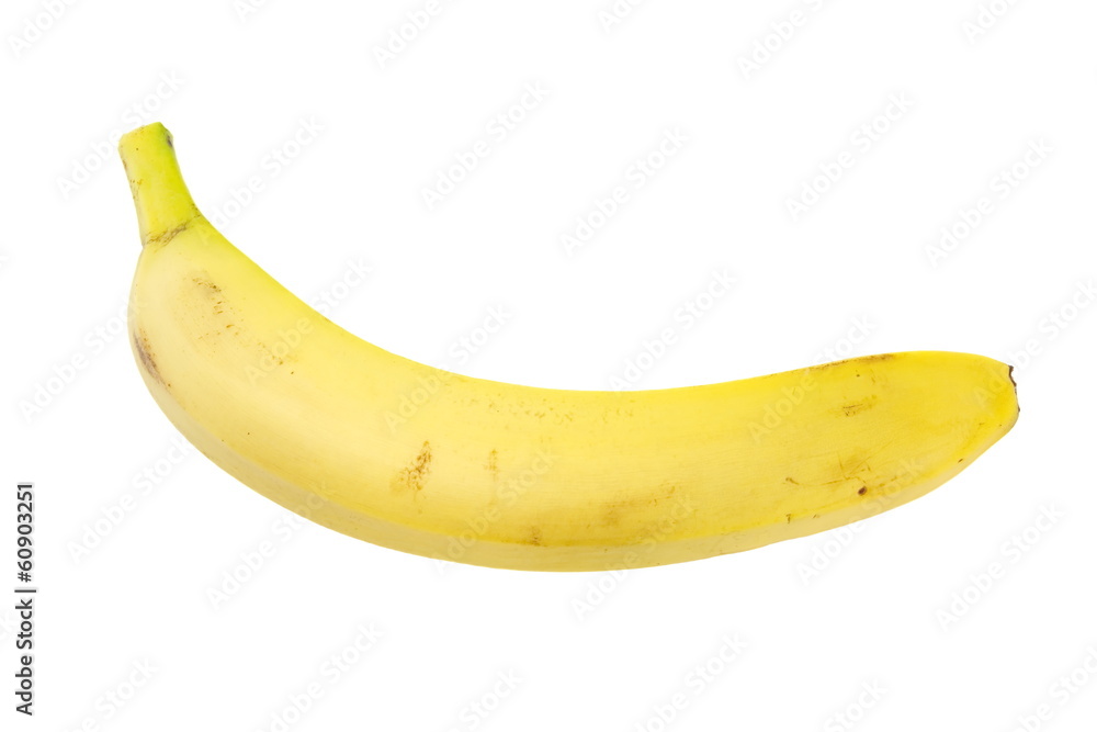 Fresh yellow banana isolated on white backgruond Fresh yellow banana isolated on white backgruond
