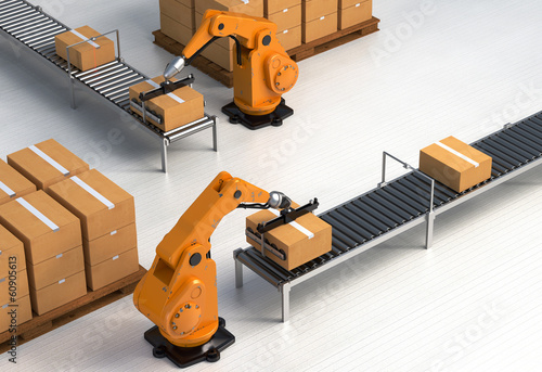 Robotic Palletizing and Packaging concept