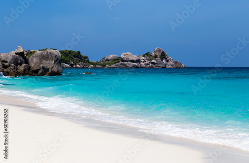 Weisser Sandstrand und Türkisblaues Meer