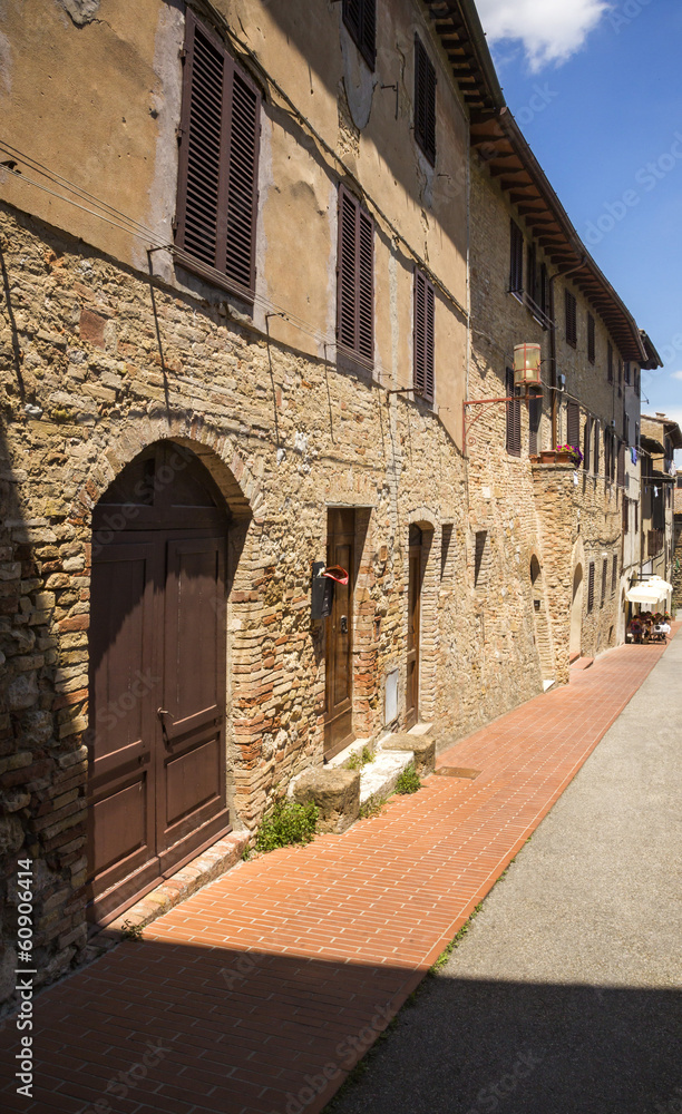Buildings in the medieval town of San Gimignano