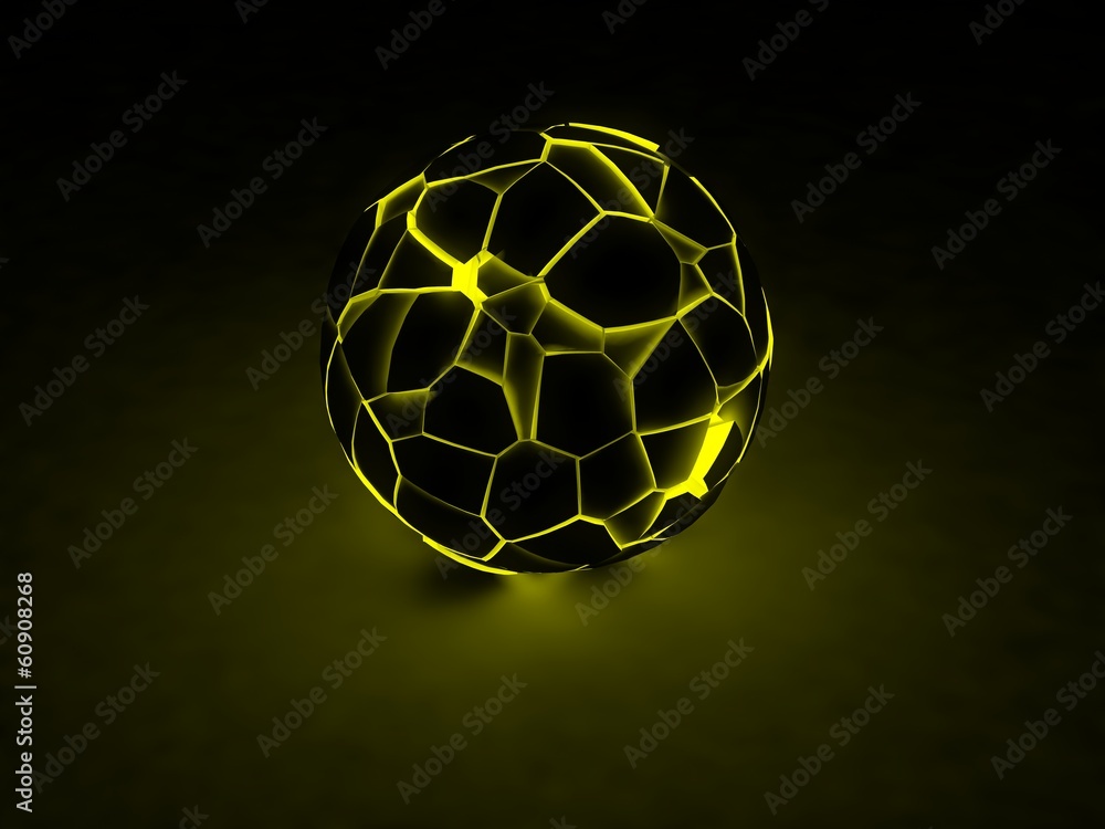 Fototapeta premium glowing ball