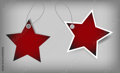 Set of Christmas Sale Tags. Vector illustration