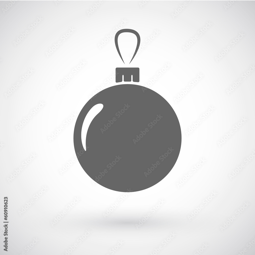 Christmas ball icon Christmas ball icon