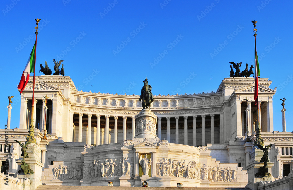 Monumento Nazionale a Vittorio Emanuele II in Rome, Italy