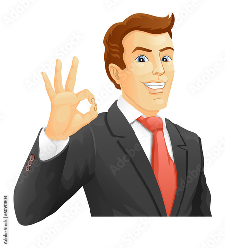 Smiling businessman