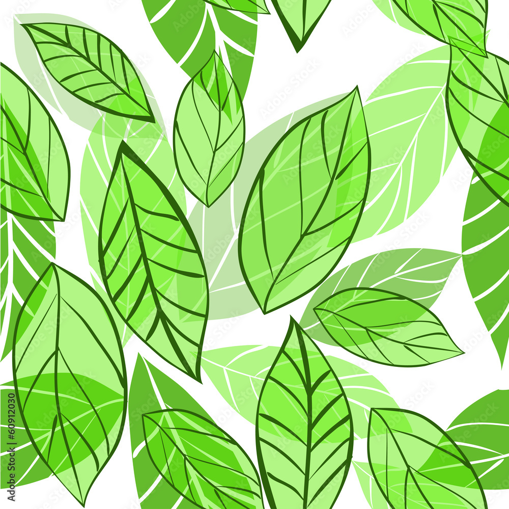 Seamless leaves pattern Seamless leaves pattern