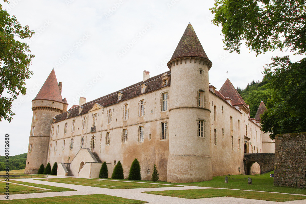Famous Chateau de Rully in Burgundy, France