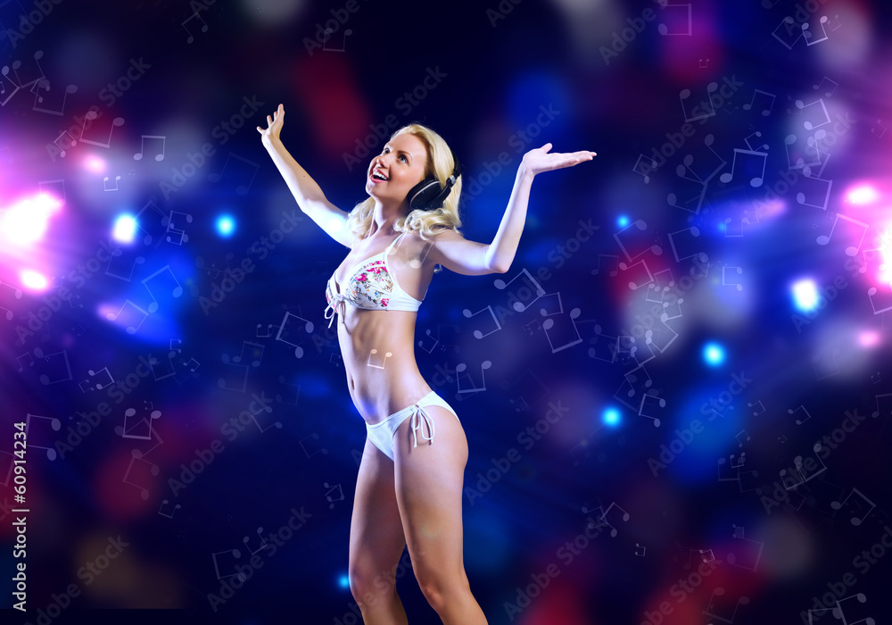 Girl at party Girl at party