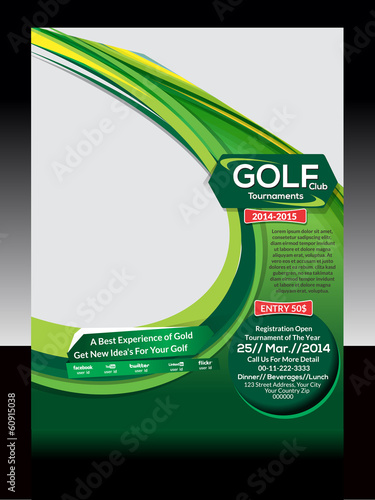 Golf Flyer Template