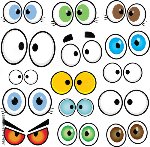 Cartoon Eyes Set 01
