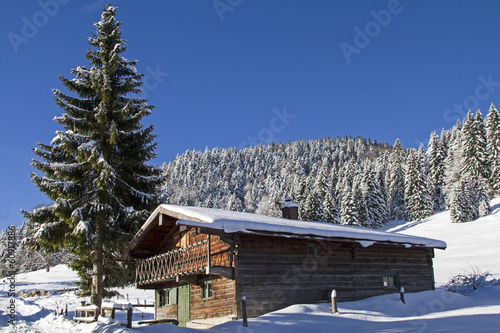 Gabrielalm im Winter photo