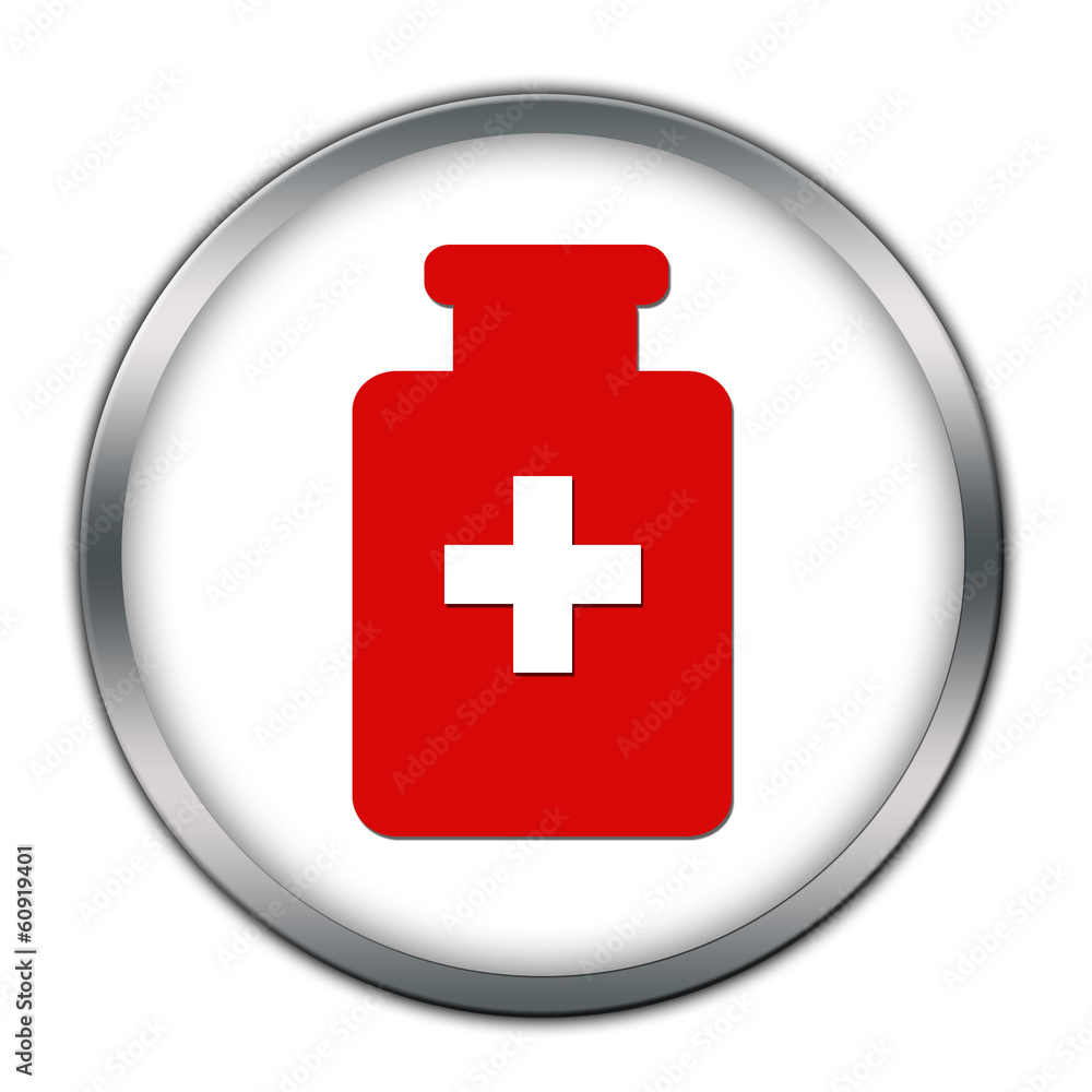 Obraz premium Button Medizin