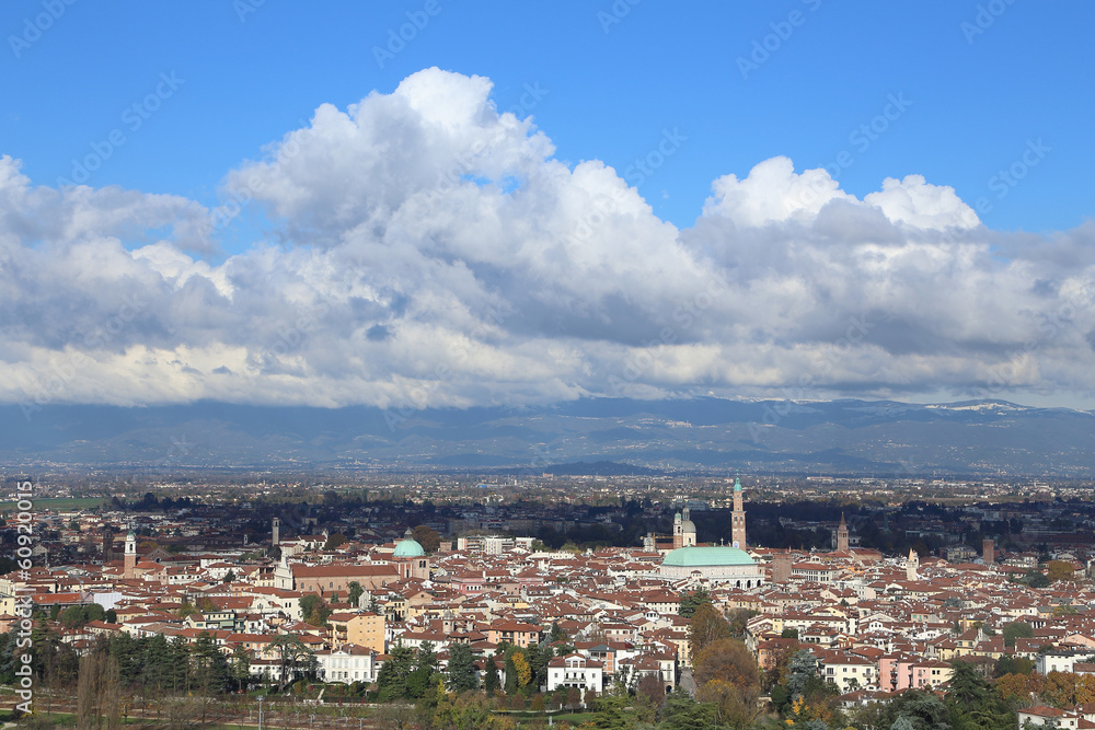 vicenza panoramica nuvole