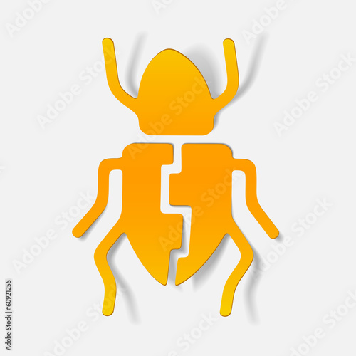 realistic design element: beetle