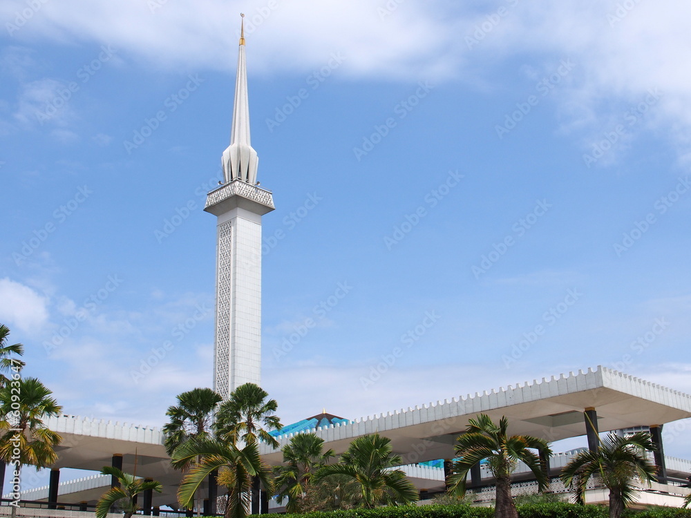 Obraz premium National Mosque in Kuala Lumpur, Malaysia