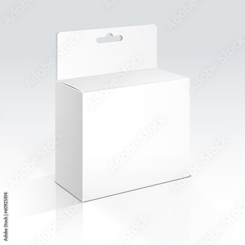 Vector Hanging Blank Box