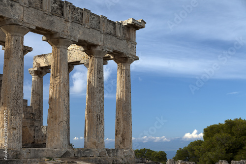 Temple of Aphaia.Aegina island,Greece.
