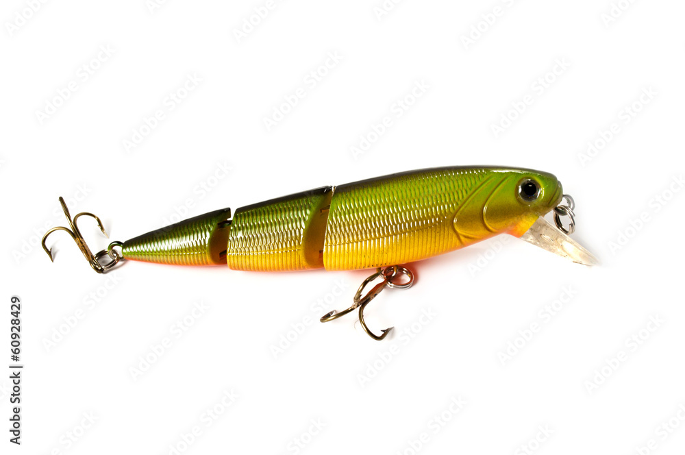 fishing lures isolated on white fishing lures isolated on white