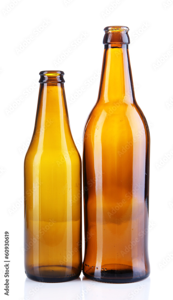 Glass bottles isolated on white Glass bottles isolated on white