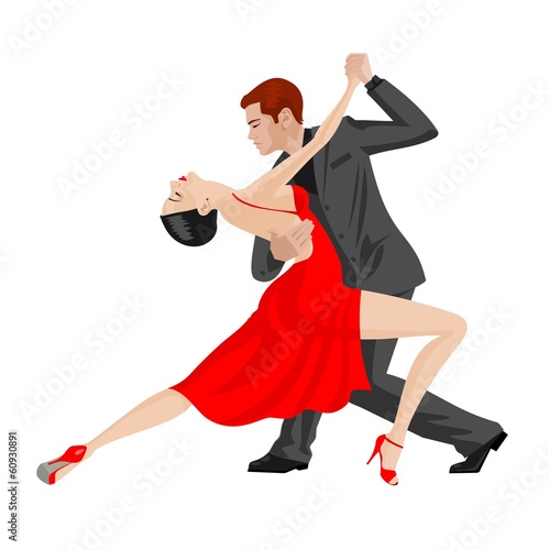 man and woman dancing