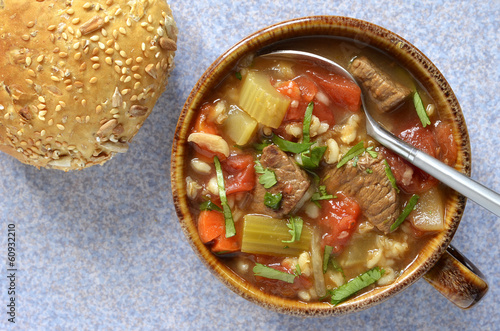 Beef Barley soup photo