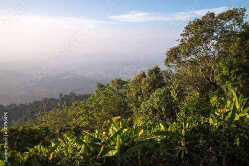 Landscape of mountain view at Phuthapboek Khoo kho , Phetchabun
