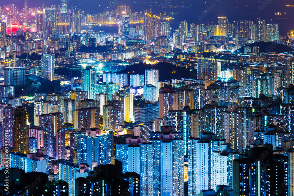 Obraz premium Hong Kong cityscape