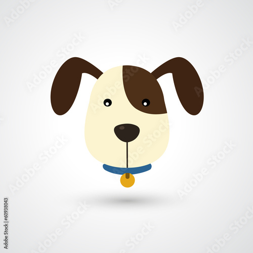 dog icon vector